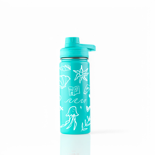 Garrafa Térmica Ink 500ml Verde Beach