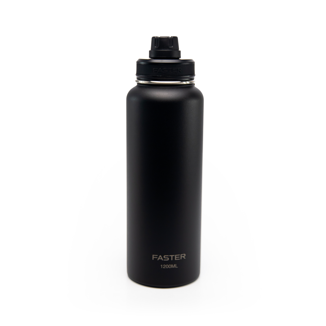 Garrafa Térmica Faster Black 1200ml - Essense Sand