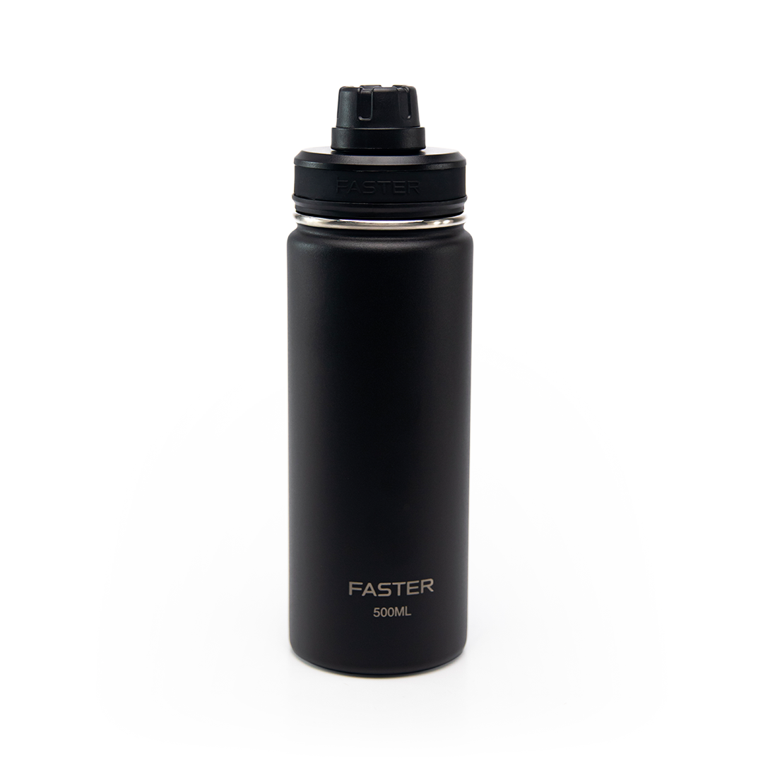 Garrafa Térmica Faster Black 500ml - Essense Sand