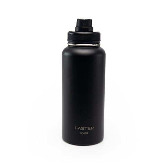 Garrafa Térmica Faster Black 900ml - Essense Sand