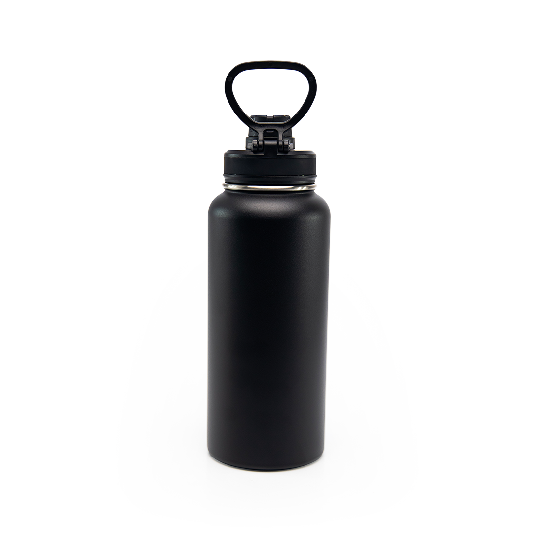Garrafa Térmica Faster Black 900ml - Essense Sand