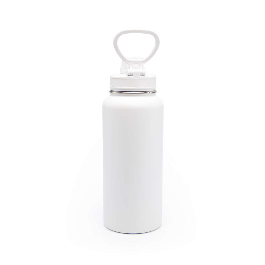 Garrafa Térmica Faster White 900ml - Essense Sand