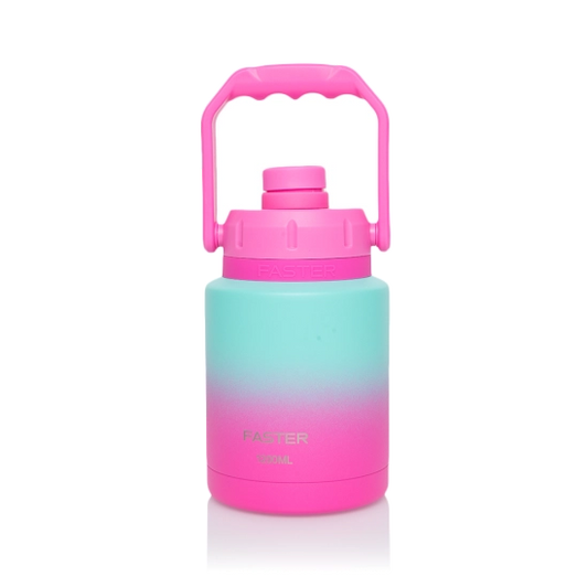 Garrafa Térmica Gig Fast Pink e Verde 1200ml