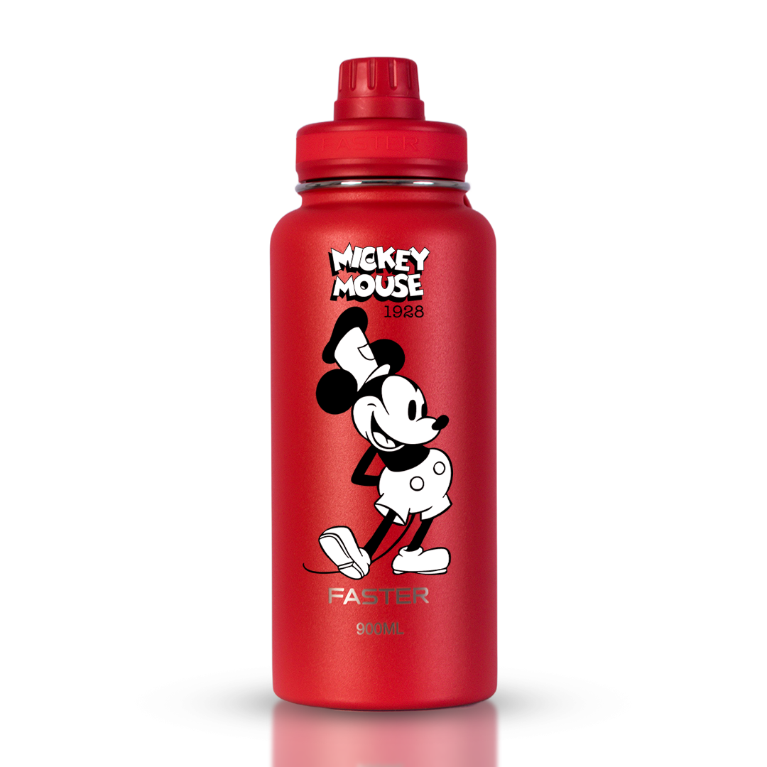 Garrafa Térmica Faster Chic Red 900ml - Mickey Est. 1