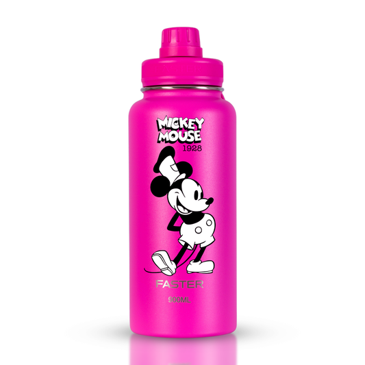 Garrafa Térmica Faster Pink 900ml - Mickey Est. 1