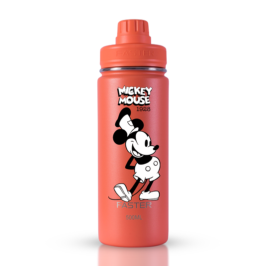 Garrafa Térmica Faster Coral 500ml Mickey - Est. 1