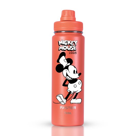 Garrafa Térmica Faster Coral 750ml - Mickey Est. 1