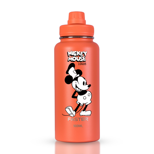 Garrafa Térmica Faster Coral 900ml - Mickey Est. 1