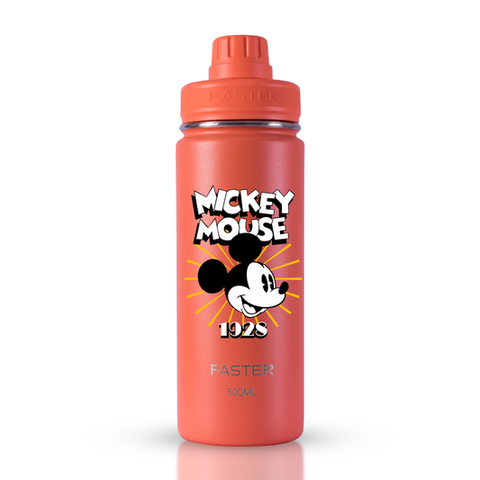 Garrafa Térmica Faster Coral 500ml Mickey - Est. 2