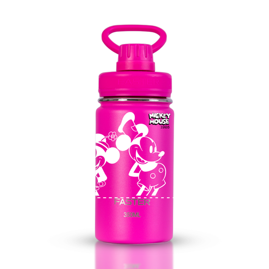 Garrafa Térmica Faster Pink 350ml - Mickey Est. 3