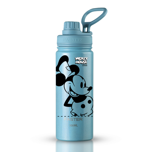 Garrafa Térmica Faster Shine Blue 500ml Mickey - Est. 3
