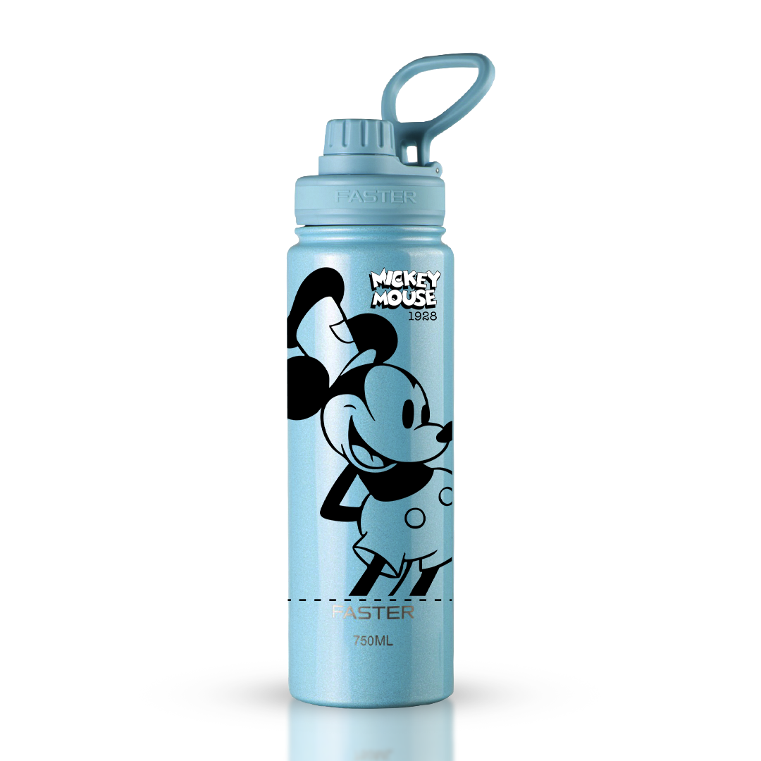 Garrafa Térmica Faster Shine Blue 750ml - Mickey Est. 3