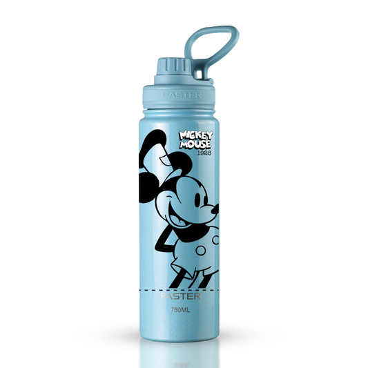 Garrafa Térmica Faster Shine Blue 750ml - Mickey Est. 3