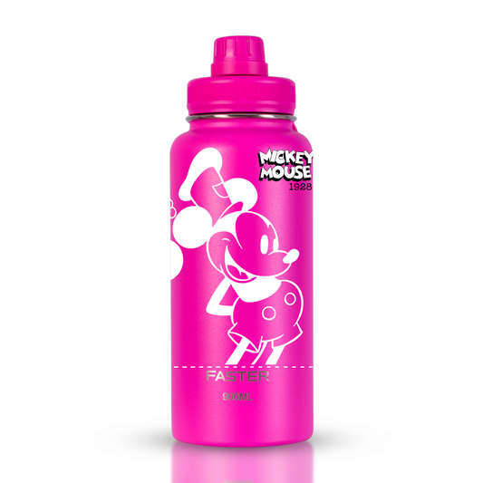 Garrafa Térmica Faster Pink 900ml - Mickey Est. 3