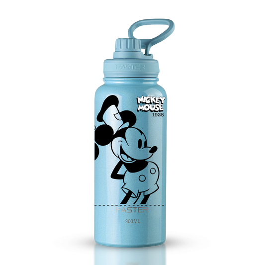 Garrafa Térmica Faster Shine Blue 900ml - Mickey Est. 3