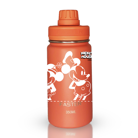 Garrafa Térmica Faster Coral 350ml - Mickey Est. 3