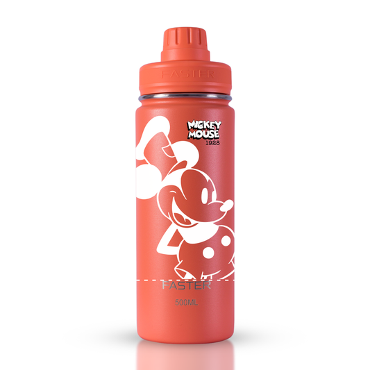 Garrafa Térmica Faster Coral 500ml Mickey - Est. 3