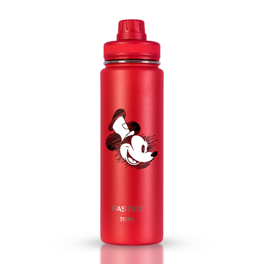 Garrafa Térmica Faster Chic Red 750ml - Mickey Est. 6