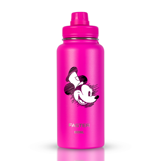 Garrafa Térmica Faster Pink 900ml - Mickey Est. 6