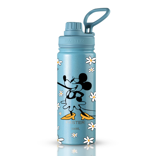 Garrafa Térmica Faster Shine Blue 500ml Mickey - Est. 7