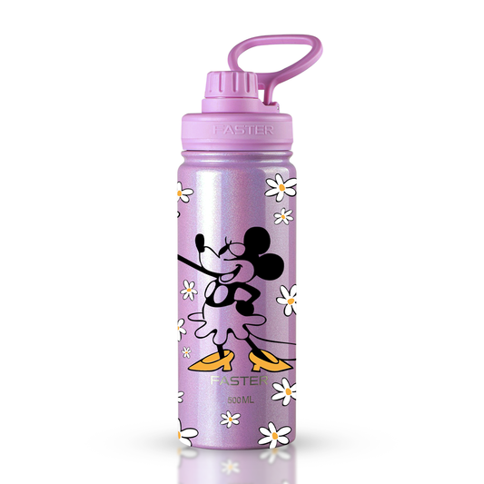 Garrafa Térmica Faster Shine Flamingo 500ml Mickey - Est. 7