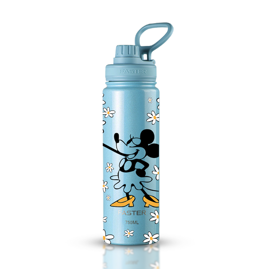 Garrafa Térmica Faster Shine Blue 750ml - Mickey Est. 7