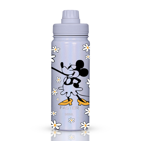 Garrafa Térmica Faster Shine White 500ml Mickey - Est. 7
