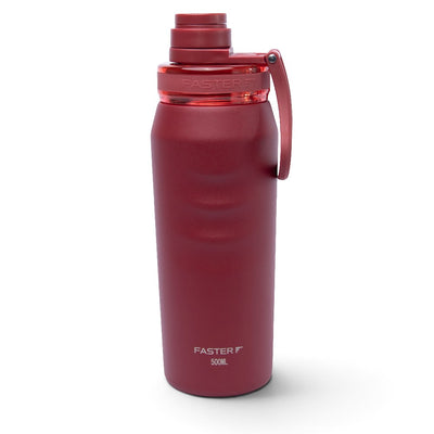 Garrafa Térmica Faster Oásis Vinho Figo - 500ml