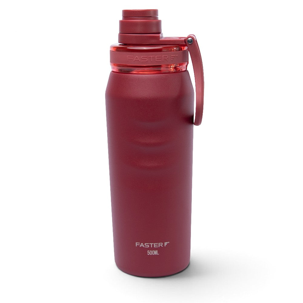Garrafa Térmica Faster Oásis Vinho Figo - 500ml