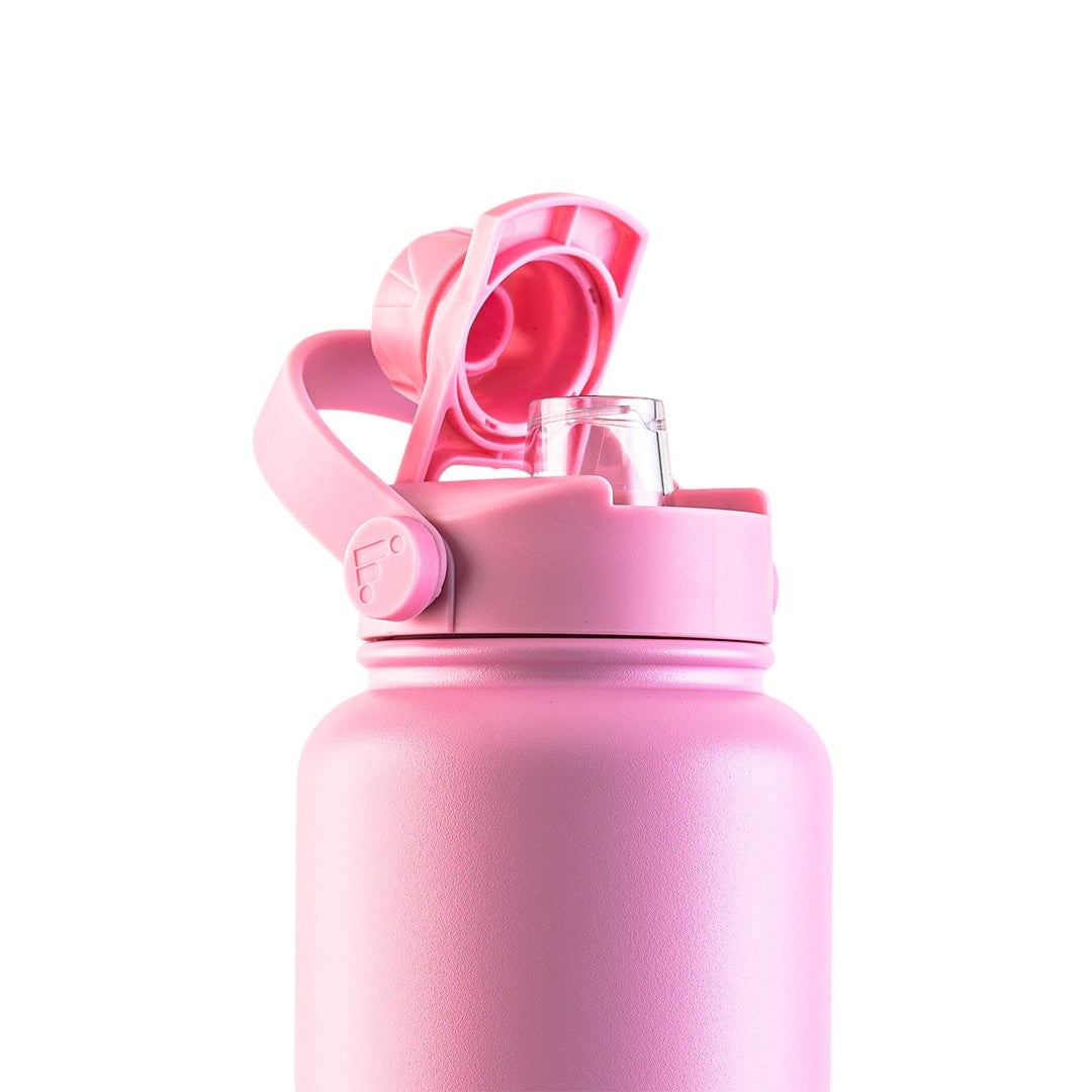Garrafa Térmica Faster Strap Rosa Iogurte 1200ML