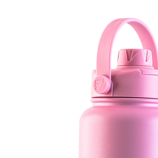 Garrafa Térmica Faster Strap Rosa Iogurte 1200ML