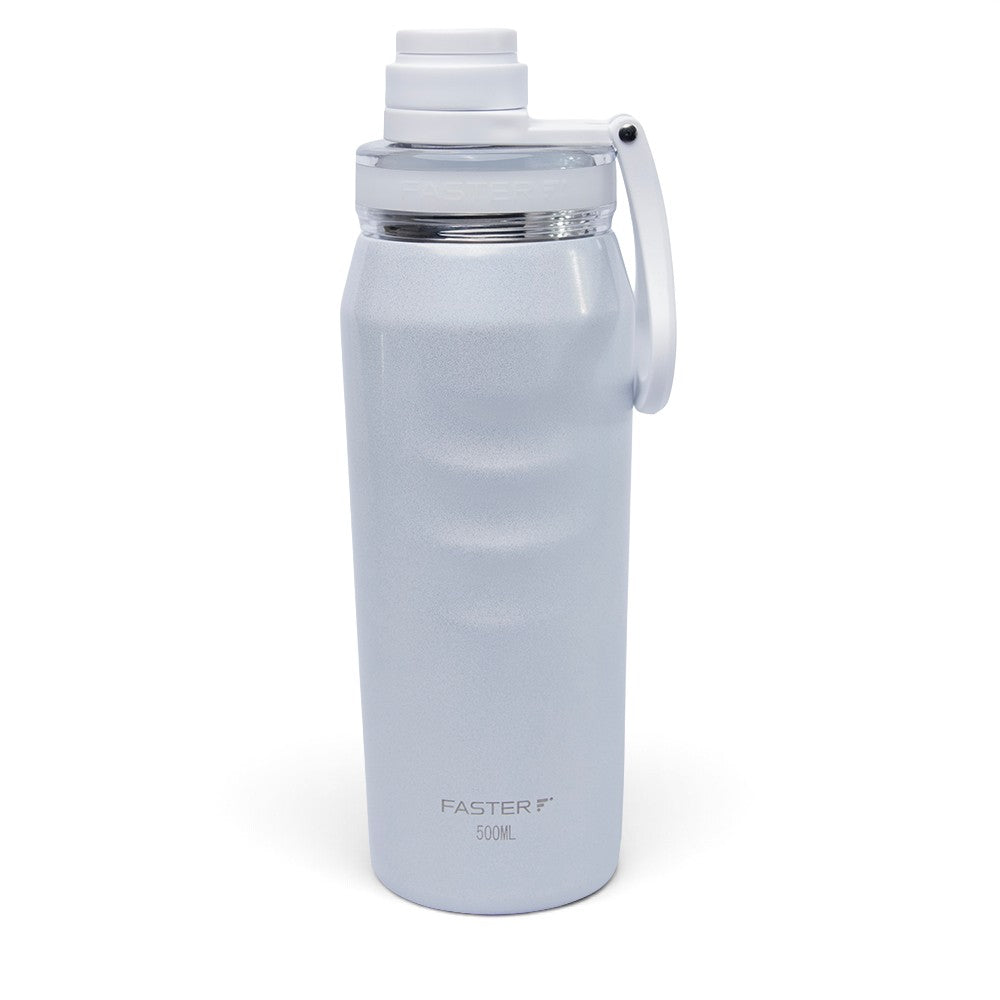 Garrafa Térmica Faster Oásis Shine White - 500ml