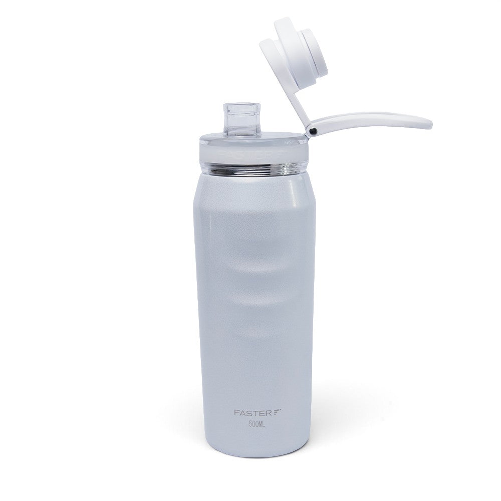 Garrafa Térmica Faster Oásis Shine White - 500ml