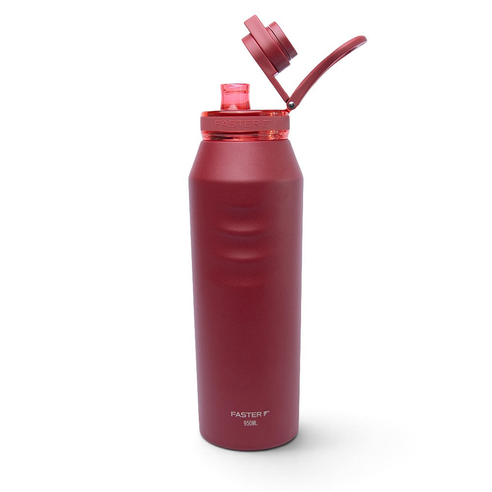 Garrafa Térmica Faster Oásis Vinho Figo - 950ml