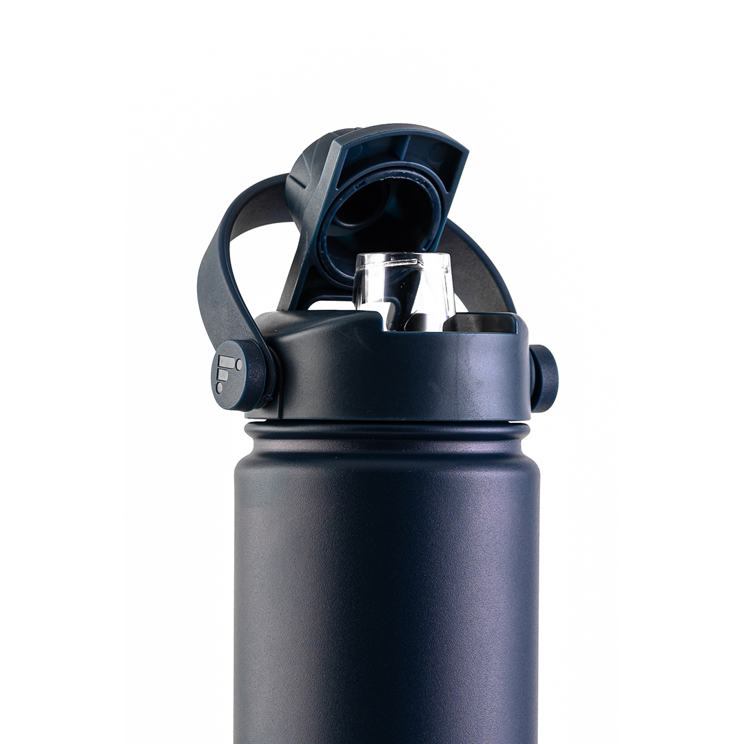 Garrafa Térmica Faster Strap Azul Marinho 750ML