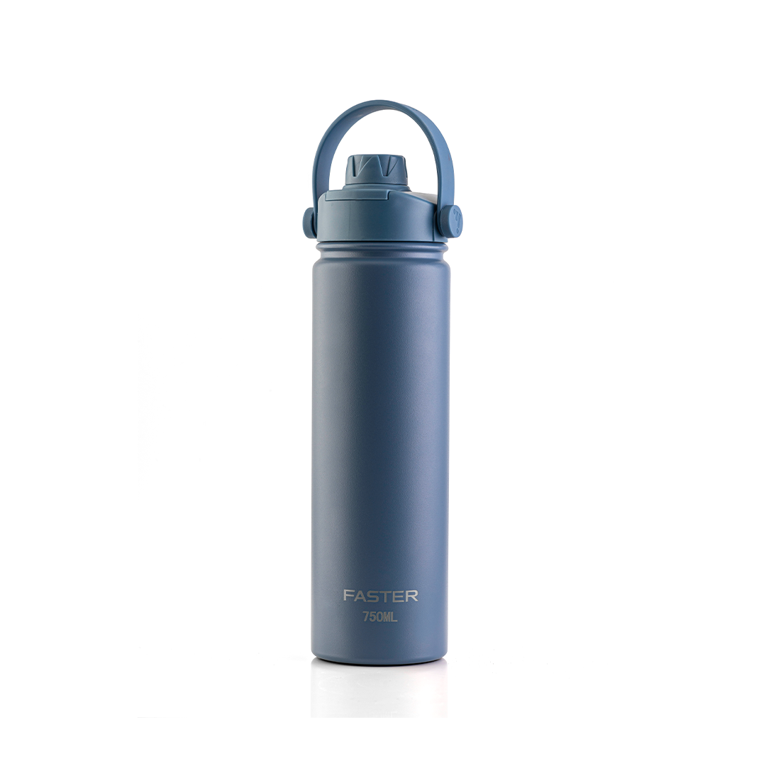 Garrafa Térmica Faster Strap Azul Jeans 750 ML