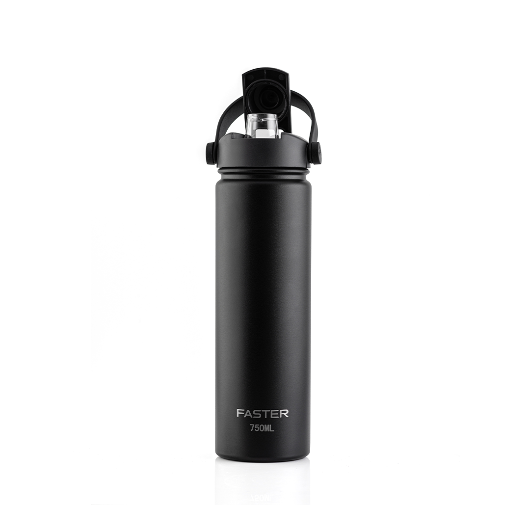 Garrafa Térmica Faster Strap Black 750ML