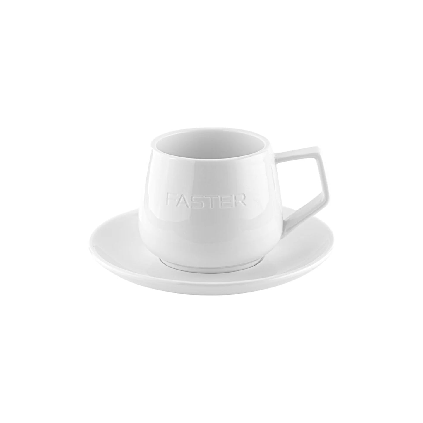 Kit Dia das Mães: Garrafa de Café Milk + 4 Xícaras com Pires 200ml