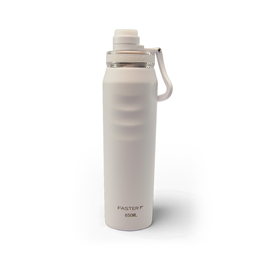 Garrafa Térmica Faster Oásis Bege Areia - 650ml