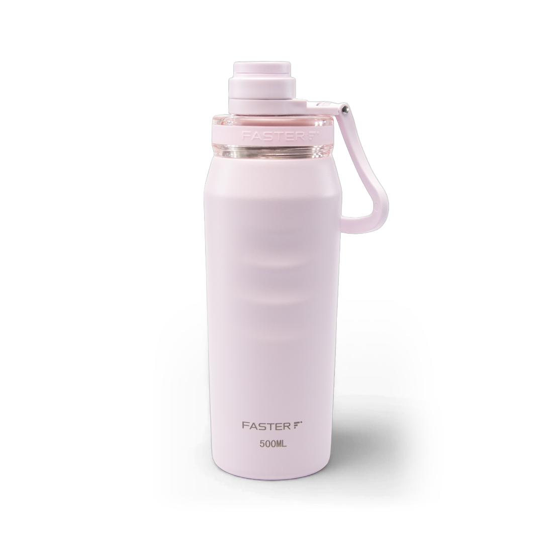 Garrafa Térmica Faster Oásis Rosa Bela - 500ml