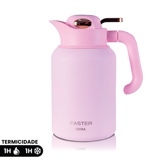 Garrafa de Café Rosa - 1200ml