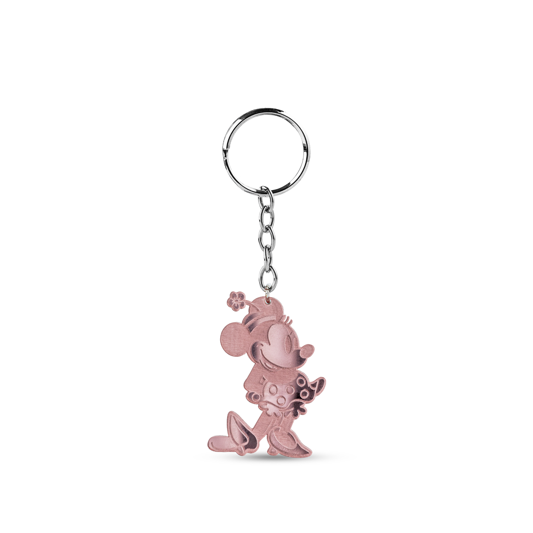 Faster Chaveiro Acrilico Minnie Rose