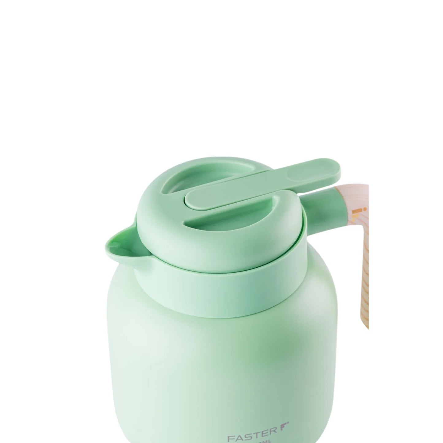 Kit Dia das Mães: Garrafa de Café Chá Verde + 4 Xícaras com Pires 200ml