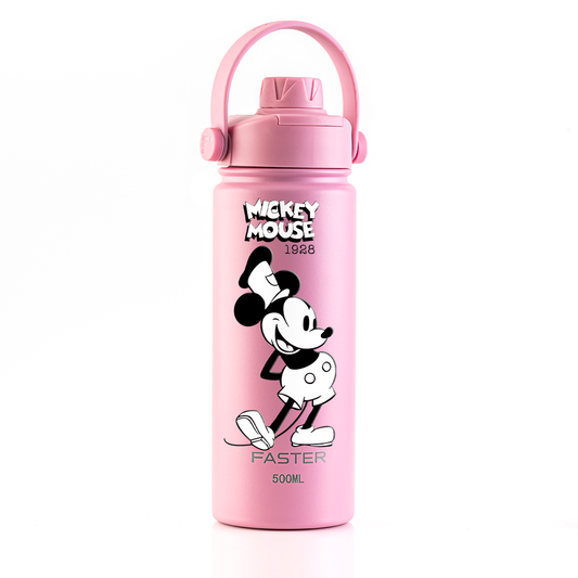 Garrafa Térmica Faster Strap Iorgute Mickey O Capitão - 500ml