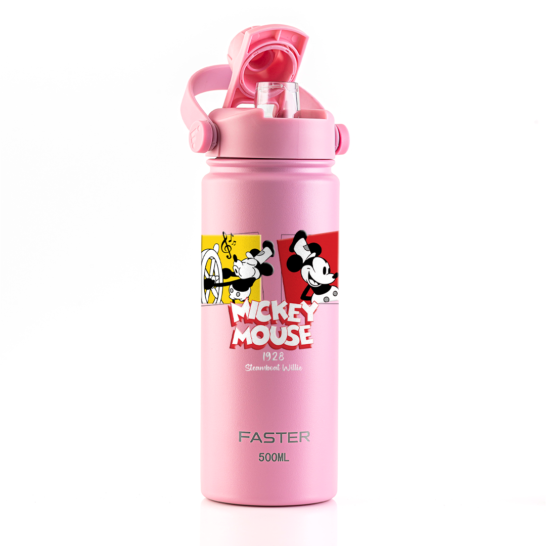 Garrafa Térmica Faster Strap Iorgute Mickey Cenas do Steamboat - 500ml