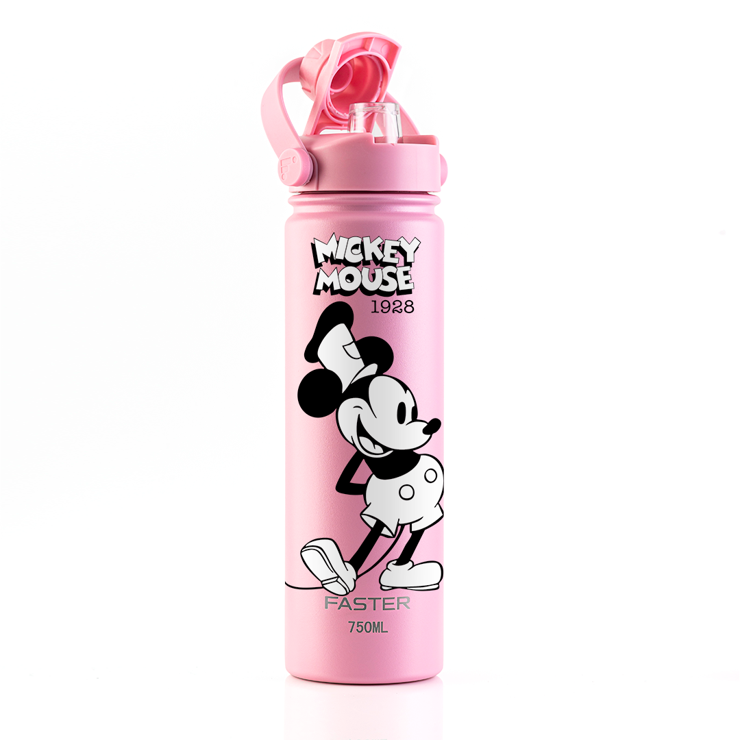 Garrafa Térmica Faster Strap Iorgute Mickey O Capitão - 750ml