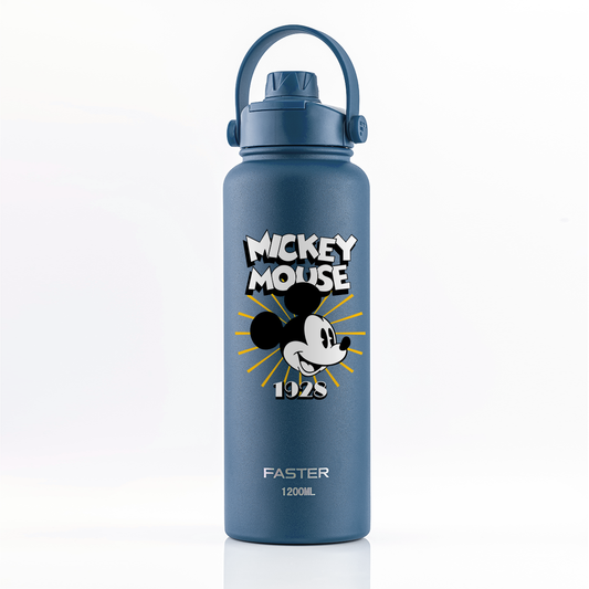 Garrafa Térmica Faster Strap Jeans Mickey Brilho do Ícone - 1200ml