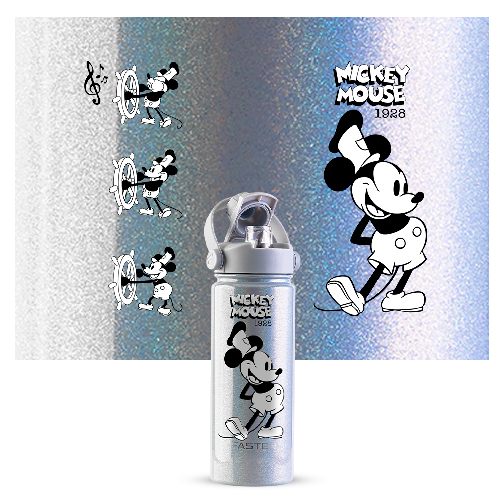 Garrafa Térmica Faster Strap Shine Gelo Mickey O Capitão - 750ml