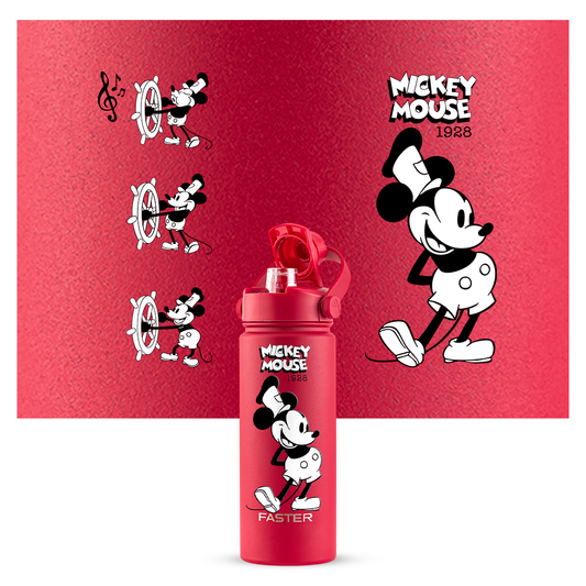 Garrafa Térmica Faster Strap Cereja Mickey O Capitão - 900ml