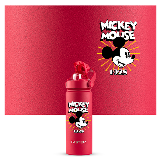 Garrafa Térmica Faster Strap Cereja Mickey Brilho do Ícone - 900ml